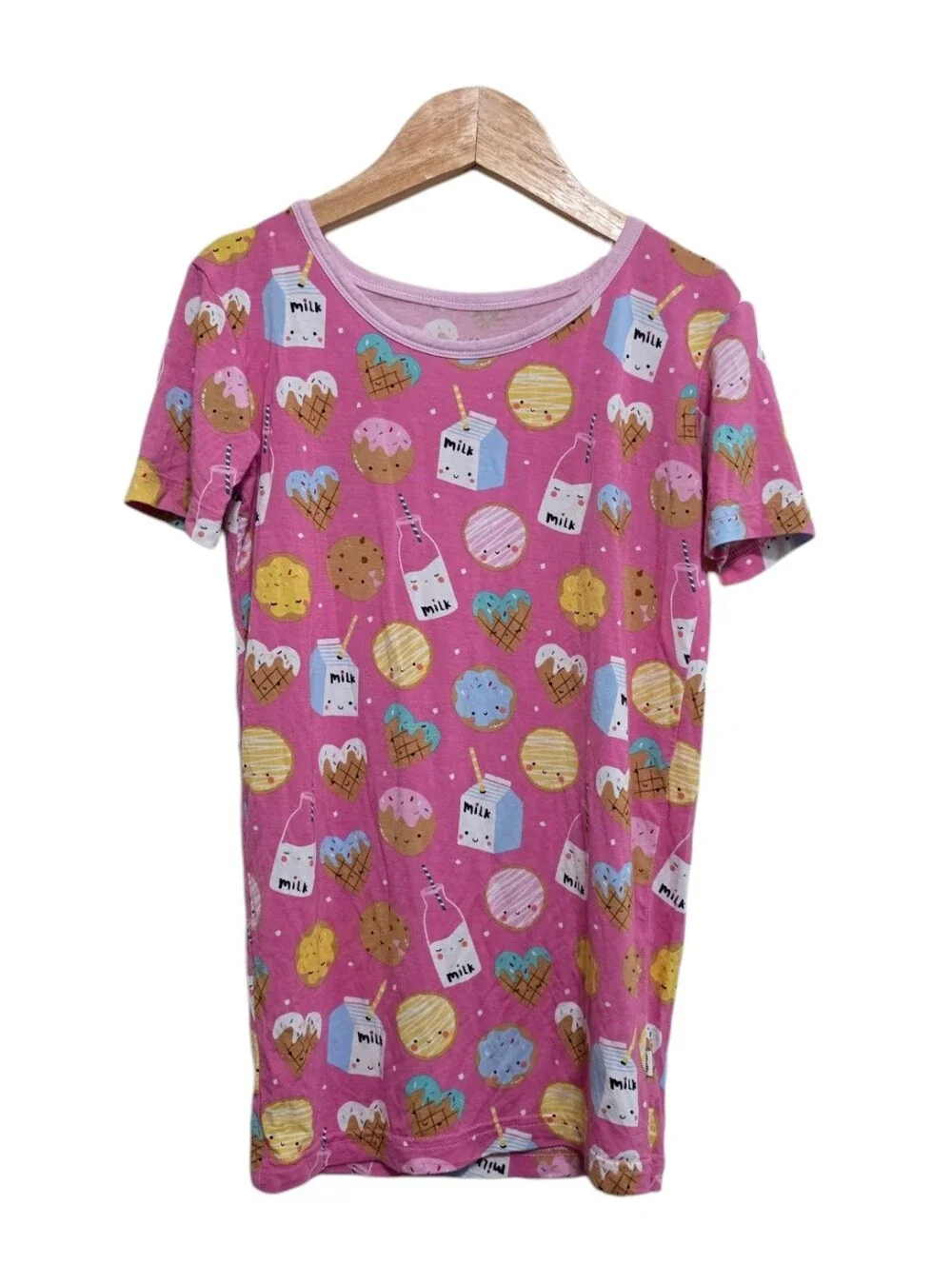 Little Sleepies Cookies & Milk Two-Piece Pajama Set Size 9/10